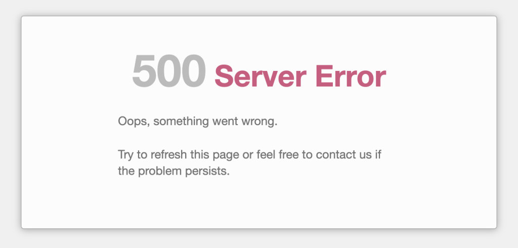 error 500 prestashop